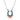 Inner Light Turquoise Horseshoe Necklace
