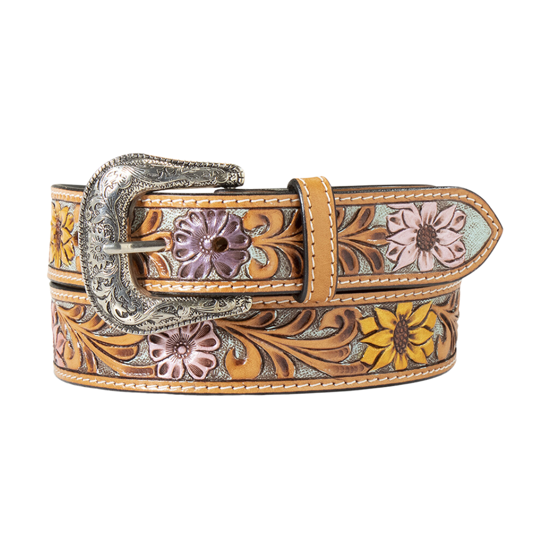 Women's Sunflower Daisy Tooled Belt By Ariat A1566197 Cowtown Cowboy Outfitters Women's Sunflower Daisy Tooled Belt By Ariat A1566197 Cowtown Cowboy Outfitters