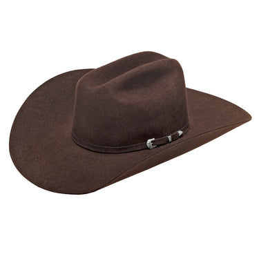 Ariat Brown Felt 3X Cowboy Hat by M&f Western A7520647