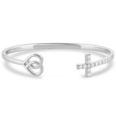 Love and Faith Cuff Bracelet-FFBC5537