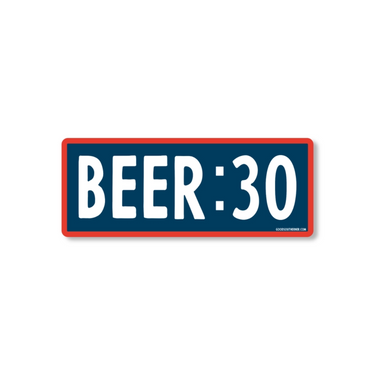 Beer:30 Sticker 123-GS-ST-BEER