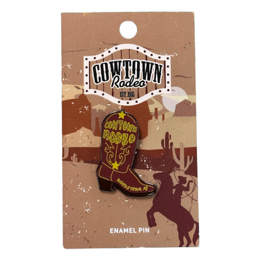 2023 Cowtown Rodeo Cowboy Boot Enamel Pin
