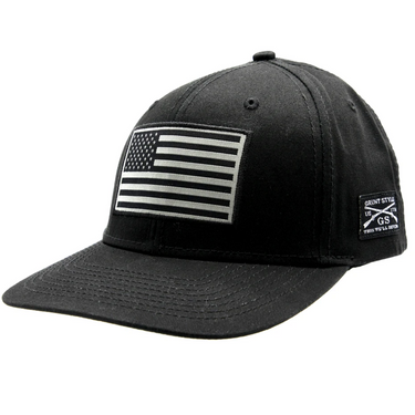 American Flag Hat - Black by Grunt Style GS3690