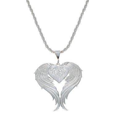 Angel Heart Silver Necklace by Montana Silversmith NC1129