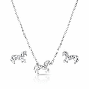 All the Pretty Horses Jewelry Set by Montana Silversmiths JS4735