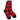 Women's Red/Black Soft Cozy Crew Sock WSTMCZCR
