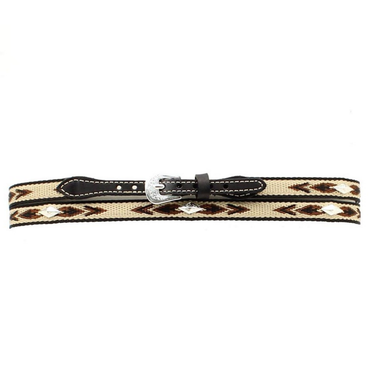 Embroidered Hatband With Diamond Conchos- 0277502