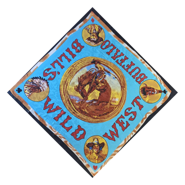 Limited Edition Buffalo Bill's Wild West Show Silk Scarf by Buckeye Blake 4108