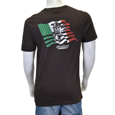 Men's Mexico Flag Bull Short Sleeve Tee 130825-661-M