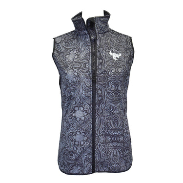 Women's Tooled Floral Polyshell Vest 287315-010-W