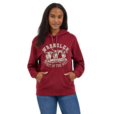 Women's Wrangler Retro Hoodie in Cabernet 112368909