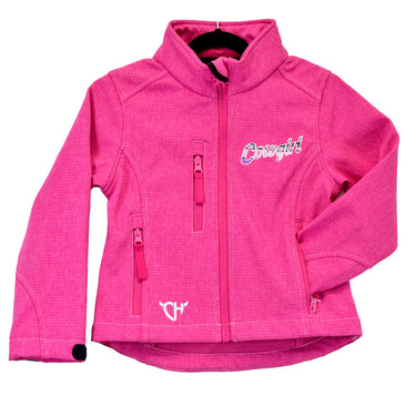 Girl's Sassy Cowgirl Pink Poly Shell Jacket 492307-150-K