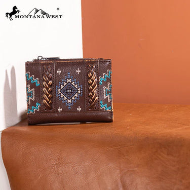 Montana West Embroidered Aztec Collection Wallet - MW1317-W052
