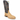 Women's Brown Oryx Tooled Vamp Square Toe Boot 452