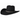 The Square Stetson Stallion Black Cowboy Hat