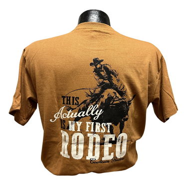 This Actually Is My First Rodeo T-Shirt in Toffee