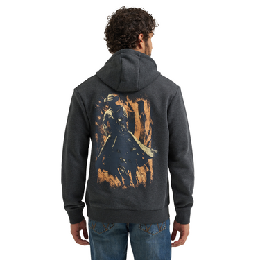 Men's Jet Black Western Hoodie 112368706