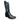 Women's Black Python Narrow Square Toe Boot