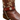 Round Floral Concho Brown Boot Bracelet by Fashion West BBR-06BR