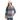 Women's Navy Aztec Short Coat