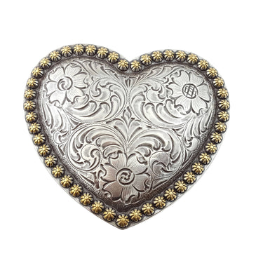Western Statement Heart Buckle