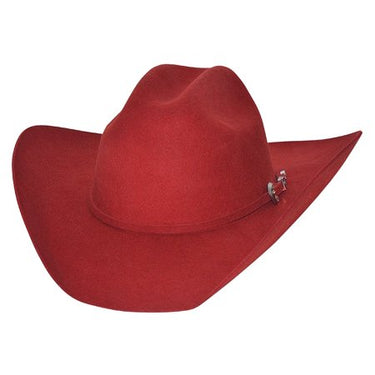Kingman 4X Red Wool Felt Cowboy Hat by Monte Carlo 0550
