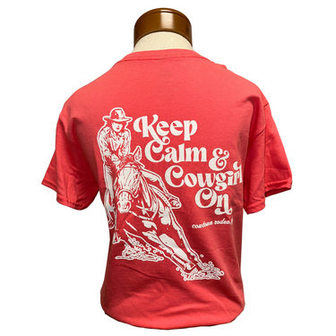 Women's Cowtown Rodeo Keep Calm and Cowgirl On T-Shirt