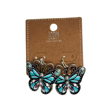 Western Garden Horse Earrings AE8551-SBMT