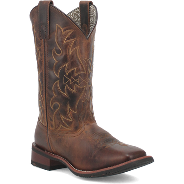 Women's Anita Embroidered Tan Leather Boot By Laredo 5602