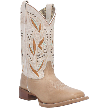 Lydia Leather Boot - Sand/White - 5603