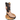 Smooth Ostrich K.E. Cutter Toe Boot in Mocha