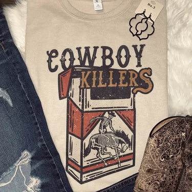 Cowboy Killers T-Shirt Gildan Tan 62172