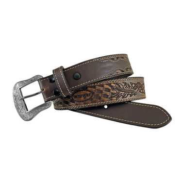 Men's Wrangler Embossed Leather Belt 7713511