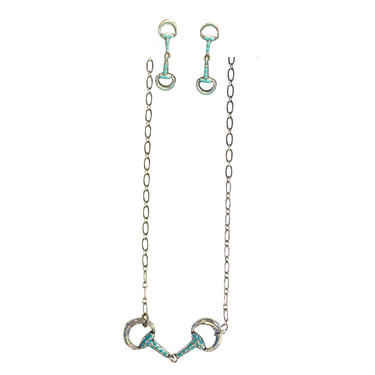 Western Horsebit Epoxy Jewelry Set AS7773-SBTQ