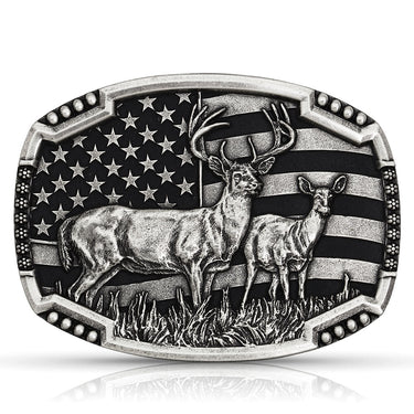 Matched Pair Deer Buckle