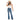 Women's Stitched Welt Pocket Trouser Jean BW5MD09088