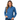 Women's Blue Core Long Sleeve Pearl Snap