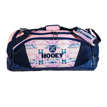 Hooey Competitor Pink & Navy Aztec Pattern Duffle Bag DB001PKNV