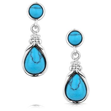 Blue Sands Turquoise Earrings