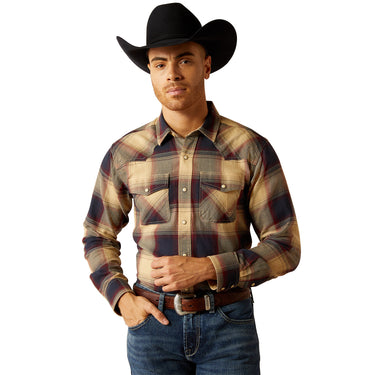 Men's Hale Retro Fit Shirt in Pale Khaki by Ariat 10052315