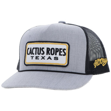 Cactus Ropes Trucker Hat Grey/Black CR116