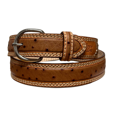 Men's Tony Lama Ostrich Stockman Belt  9347L