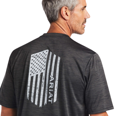 Men's Charger Vertical Flag Tee by Ariat 10039553