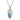 Pointed Path Turquoise Necklace