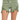 High Rise Cross Over Shorts in Olive RDS6004