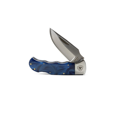 Ariat Folding Knife Smooth Blade Blue - A710011027