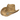 Tan Cowboy Hat with Crystal Fleur De Lis ST-039
