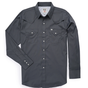 Men's Charcoal Gray Outdoor Pro Long Sleeve Shirt