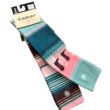 Ariat Western - Serape Stride Kneehigh 2-Pair Multi AR4582