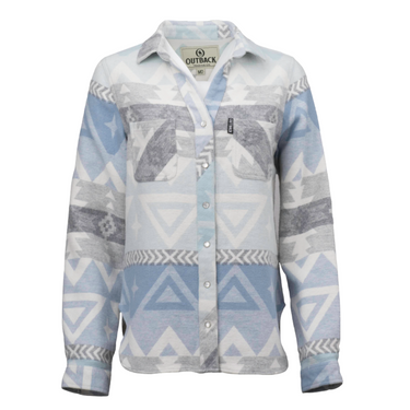 Women's Camile Sky Blue Shirt 40257-SKB